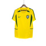 Camisa Brasil Home 2002 Retrô - Amarela