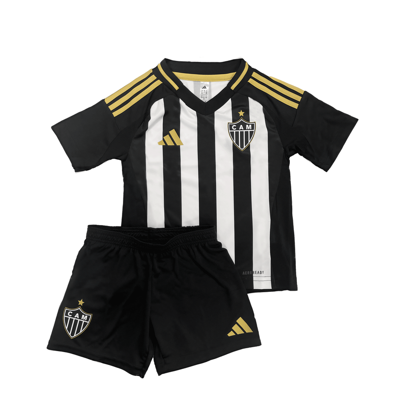 Conjunto Infantil Atlético Mineiro I 25/26 - Preto e Branco