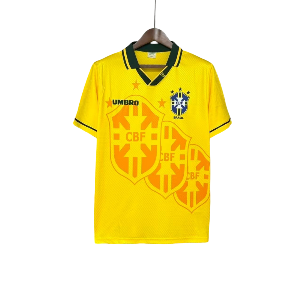 Camisa Brasil Home 1994 Retrô - Amarela