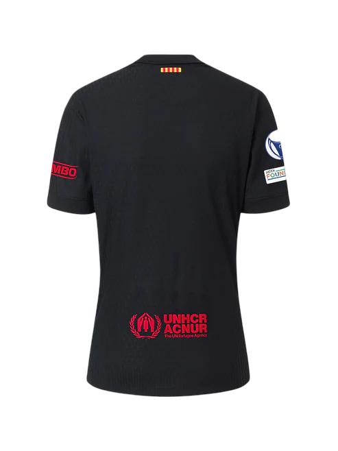 Camisa Barcelona Feminina Away 24/25 - Preta