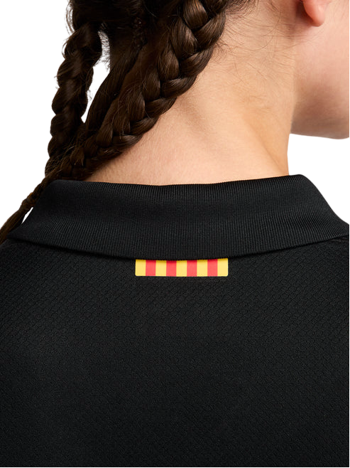 Camisa Barcelona Feminina Away 24/25 - Preta