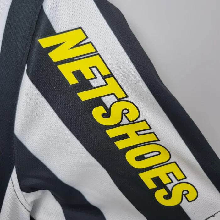 Camisa Santos Away 12/13 NEYMAR JR/11 Retrô - Branca e Preta