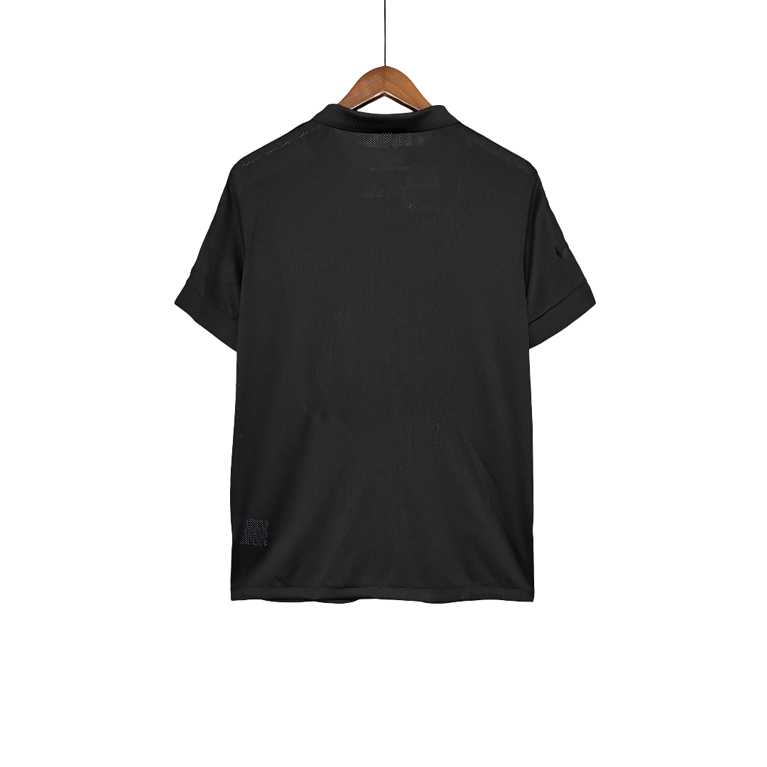 Camisa Brasil All Black 13/14 Retrô - Preta