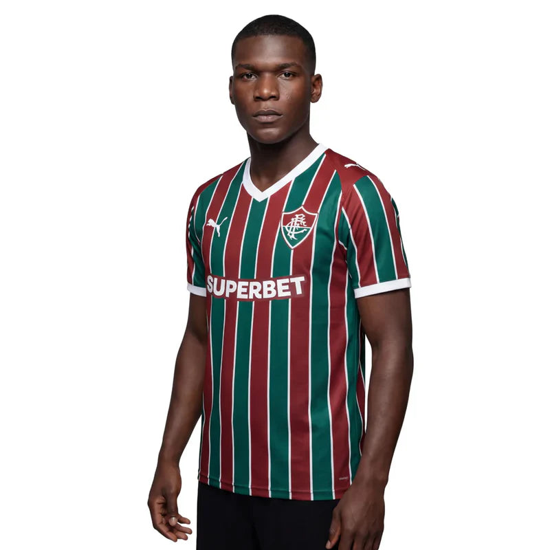 Camisa Fluminense Home 26/27 - Vinho e Verde