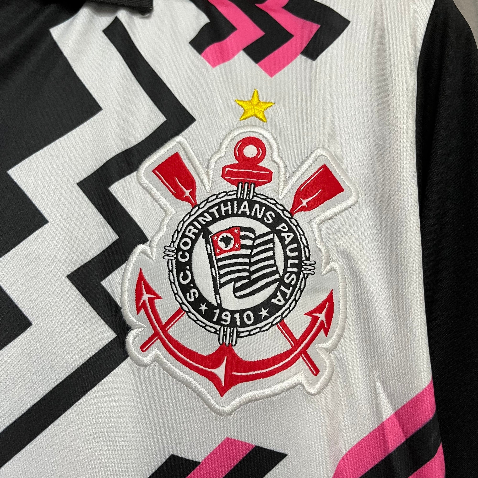 Camisa Corinthians Goleiro Retrô 1998 - Preta