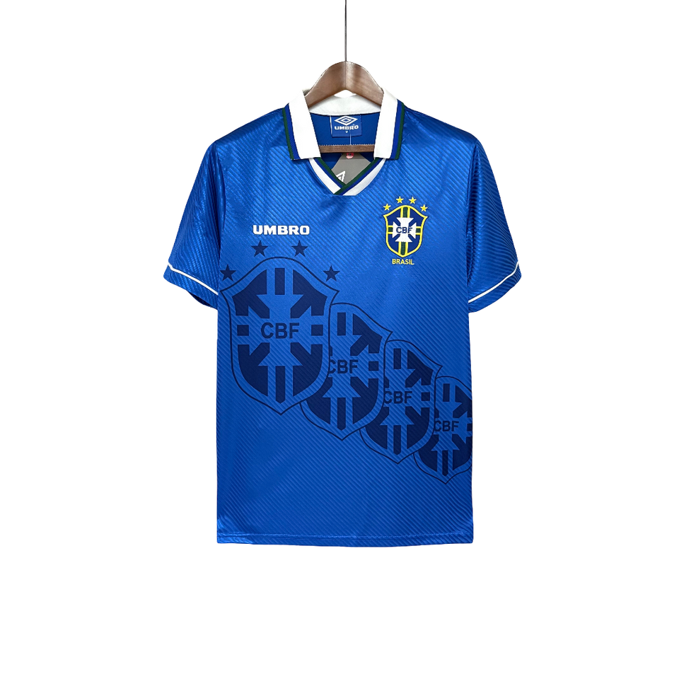 Camisa Brasil Away 1994 Retrô - Azul