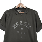 Camisa Brasil All Black 13/14 Retrô - Preta