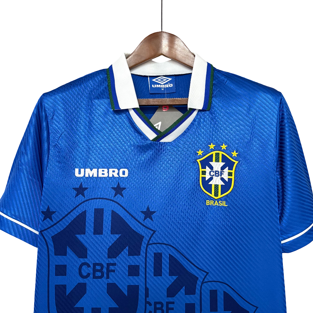 Camisa Brasil Away 1994 Retrô - Azul