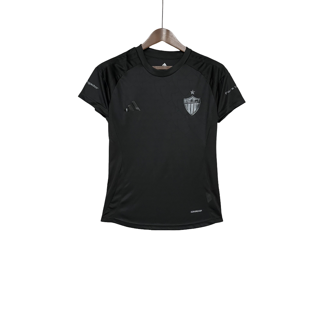 Camisa Atlético Mineiro Feminina All Black 2025 - Preta
