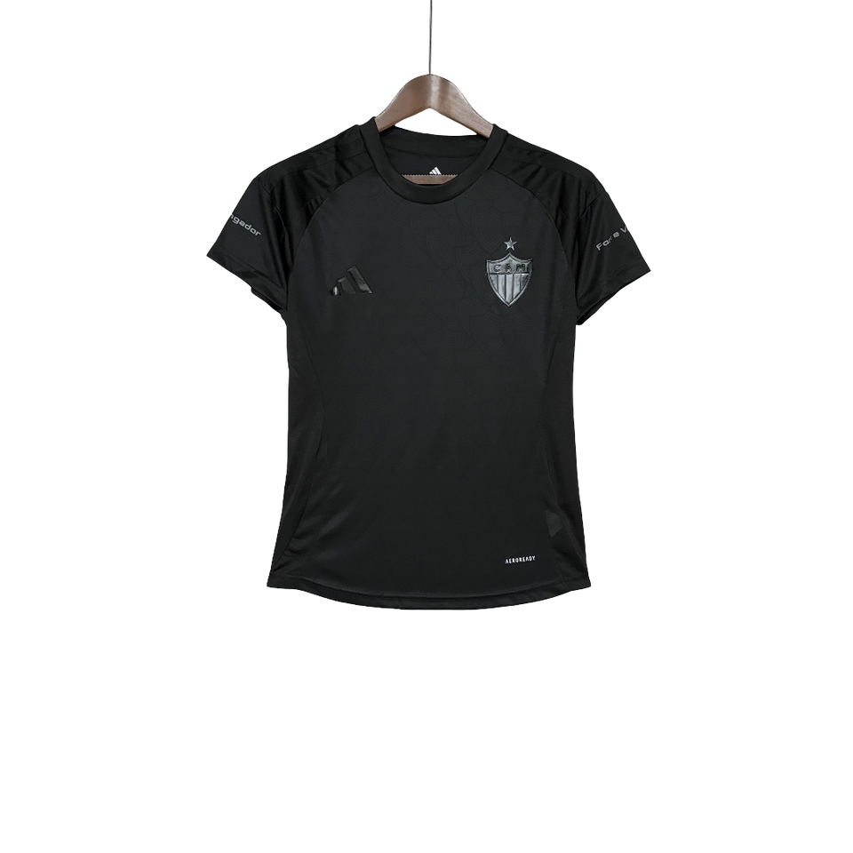 Camisa Atlético Mineiro Feminina All Black 2025 - Preta
