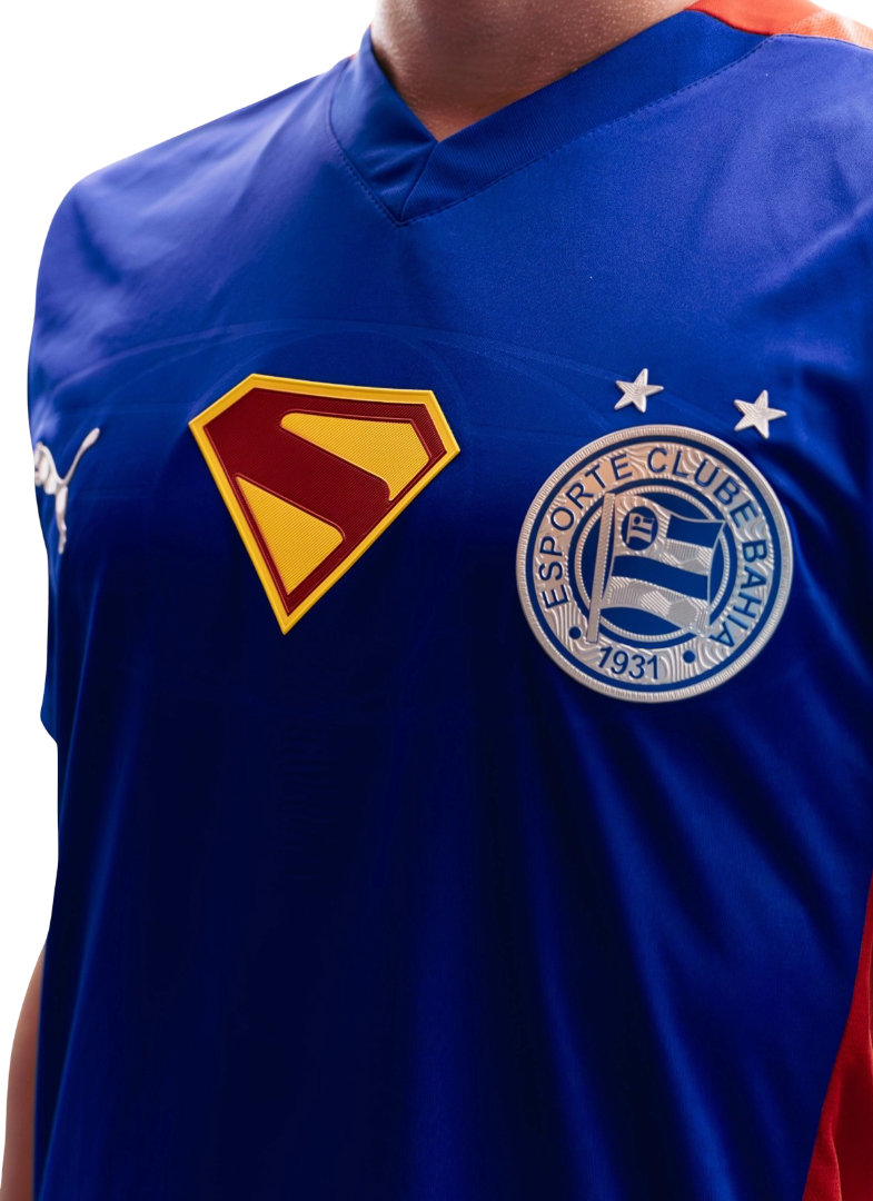 Camisa Bahia Edição Superman 25/26 - Azul e Vermelha