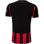 Camisa Milan Home 25/26 - Preta e Vermelha