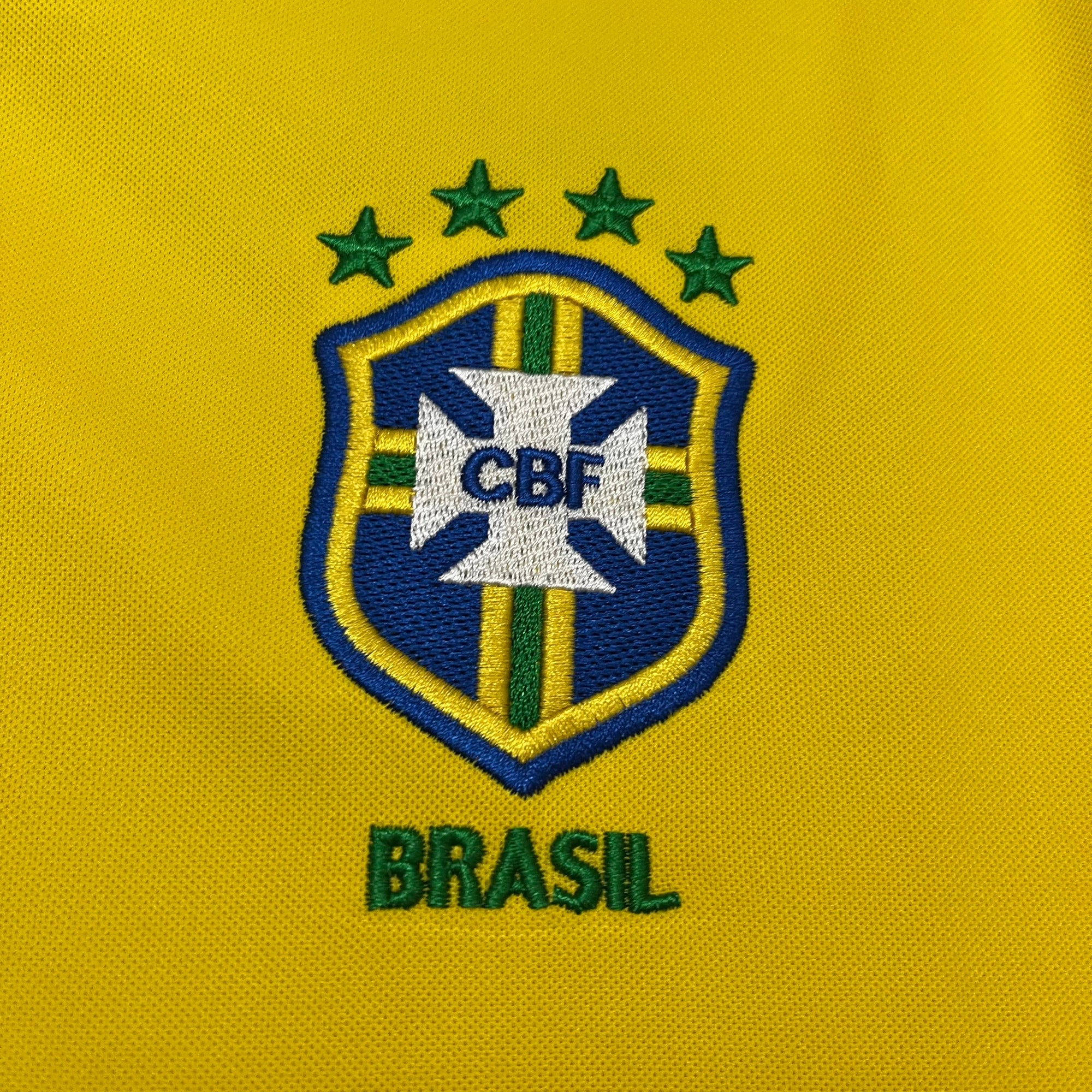 Camisa Brasil Home 1998 Retrô - Amarela