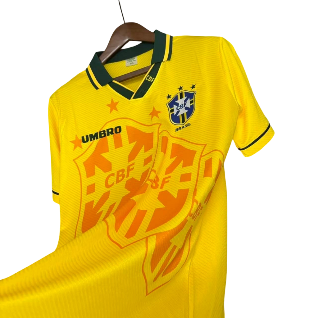 Camisa Brasil Home 1994 Retrô - Amarela