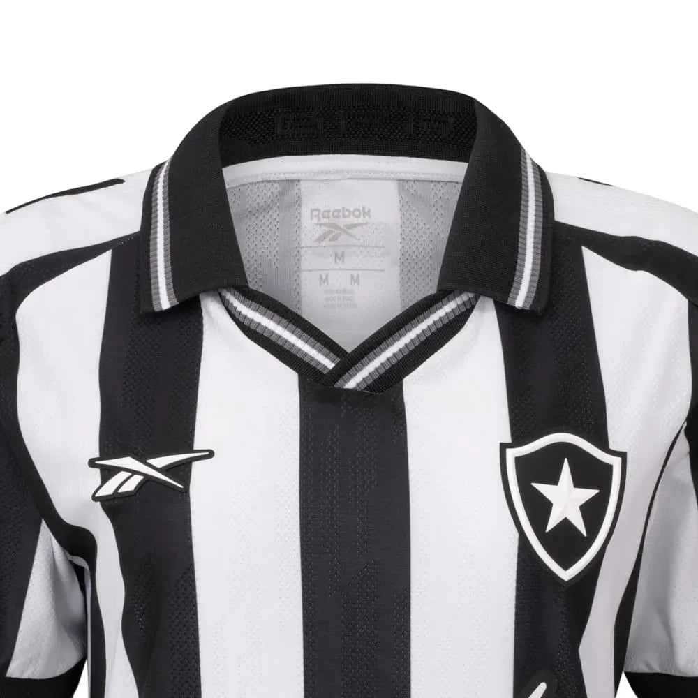 Camisa Botafogo Feminina Home 25/26 - Preta e Branca