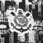 Camisa Corinthians Pré-Jogo 26/27 - Branco e Preta