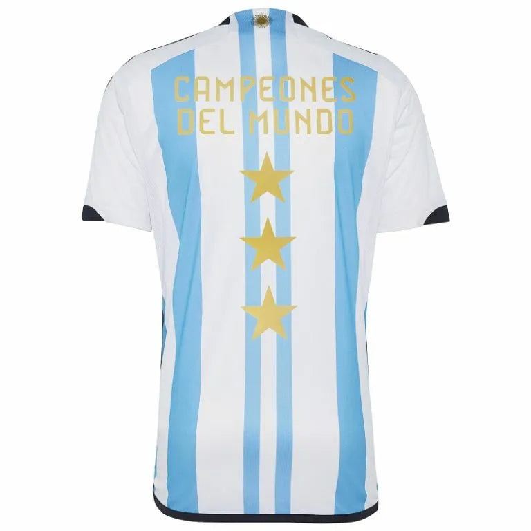 Camisa Argentina 3 Estrelas - Azul e Branca