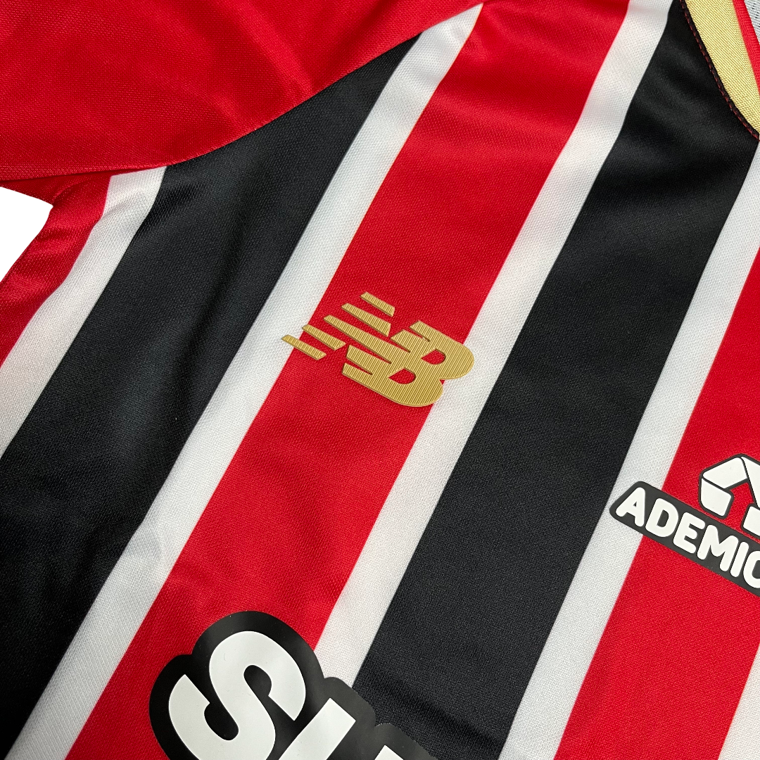 Conjunto Infantil São Paulo II 25/26 - Vermelho e Preto