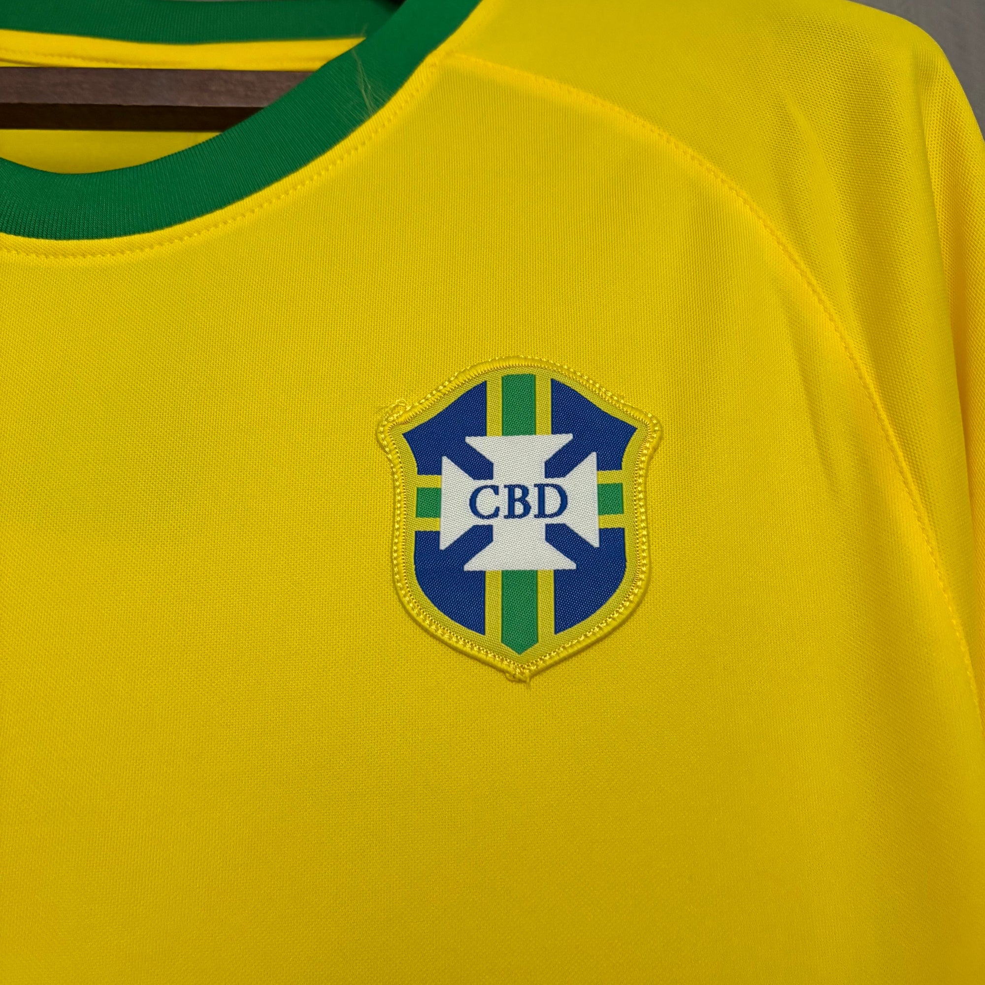 Camisa Brasil Home 1970 Retrô - Amarela