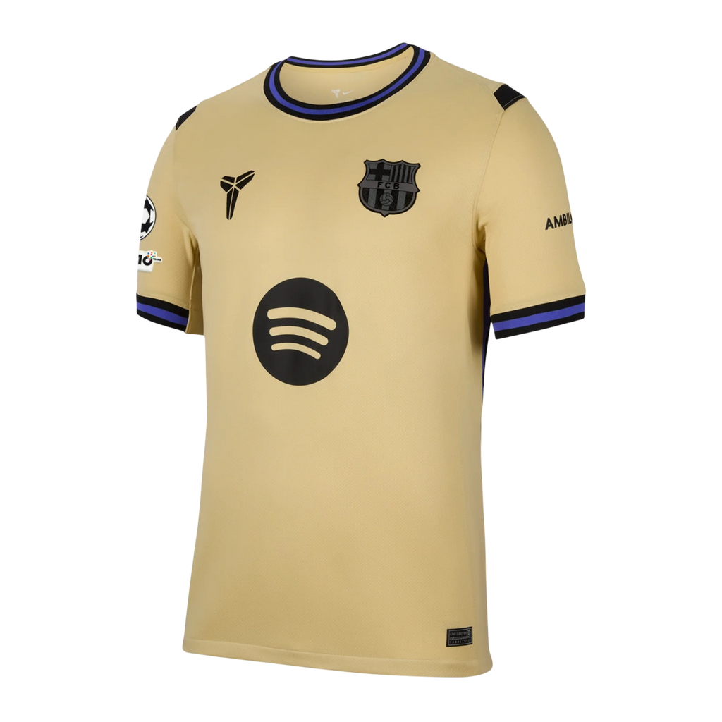 Camisa Barcelona Away 25/26 - Marrom Claro