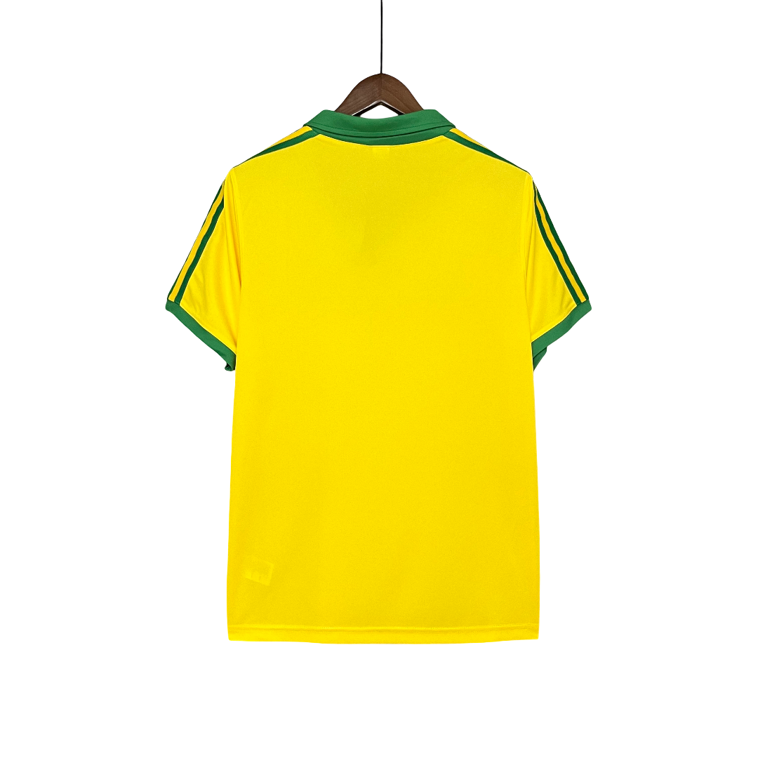 Camisa Brasil Home 1977 Retrô - Amarela