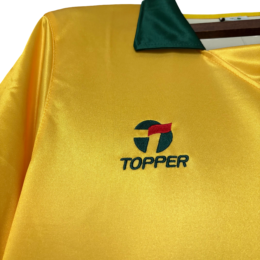 Camisa Brasil Home 1988 Retrô - Amarela