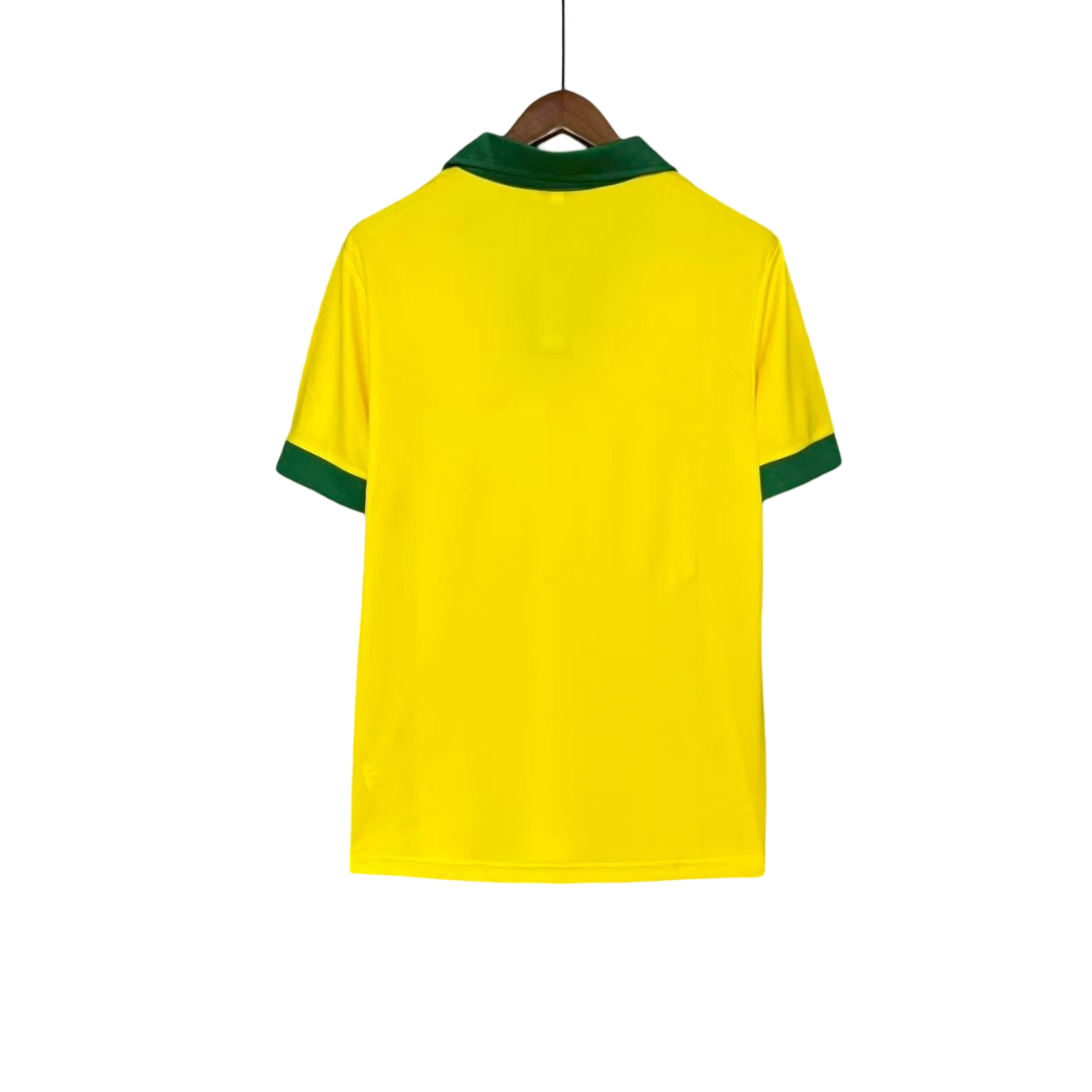 Camisa Brasil Home 1958 Retrô - Amarela