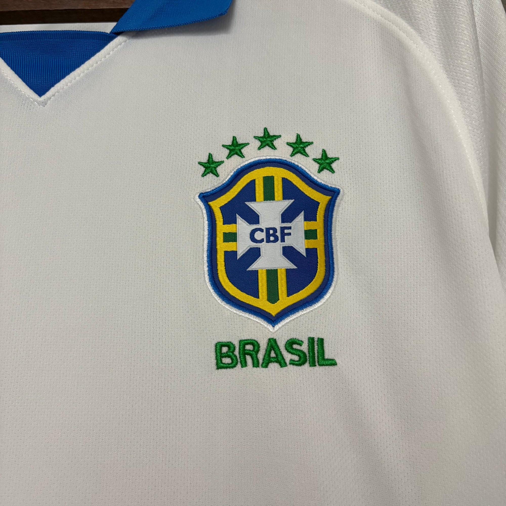 Camisa Brasil Home 2019 Retrô - Branca